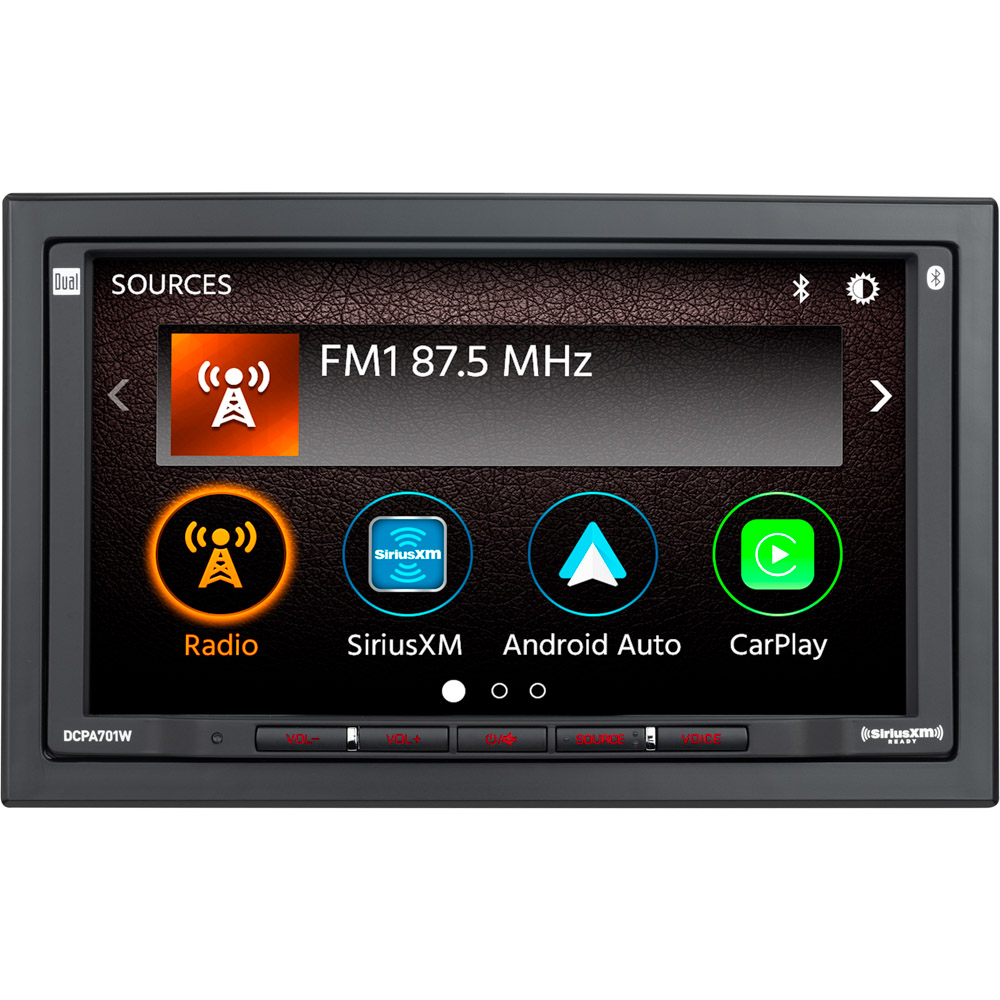 Dual - AV Media Receiver Wireless Apple CarPlay and Android Auto