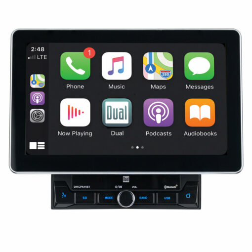 Dual Electronics 10.1" AV Media Receiver with Apple CarPlay and