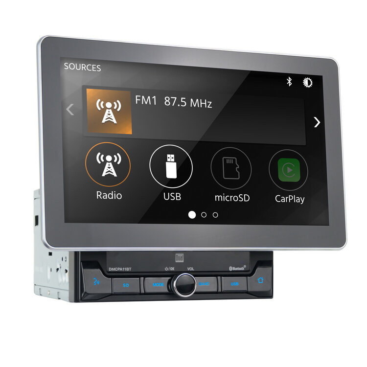 Double Din Car Stereo with Apple Carplay and Android Auto, Car