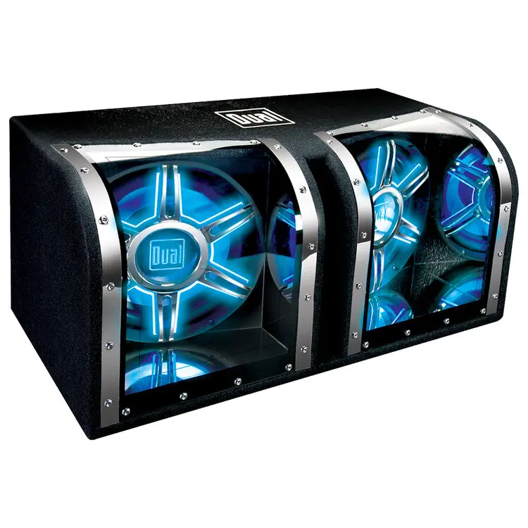 2000w Bandpass Subwoofer Box 12" Vented Bandpass Illuminated Subwoofer Enclosure BP1204