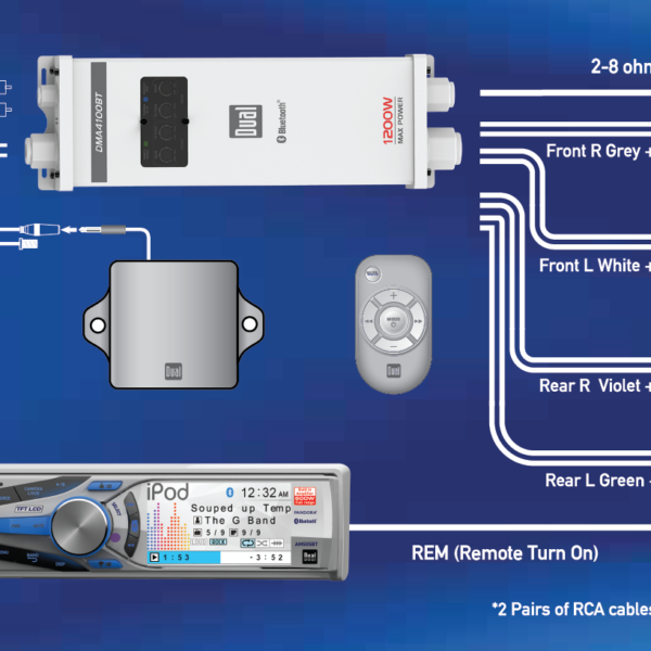 dma4100bt wiring