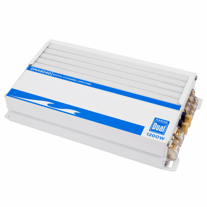 dma804d angled b of boat amplifier