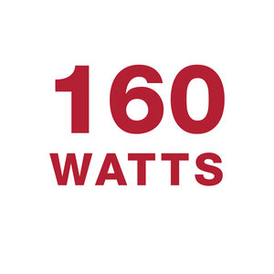 image shows 160 Watts