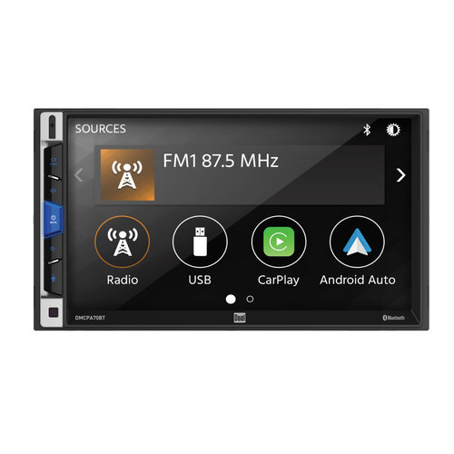 Touch Multimedia Display with Apple CarPlay/Android Auto, SCT M750BWT