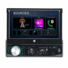 dvm179 front view of car radio