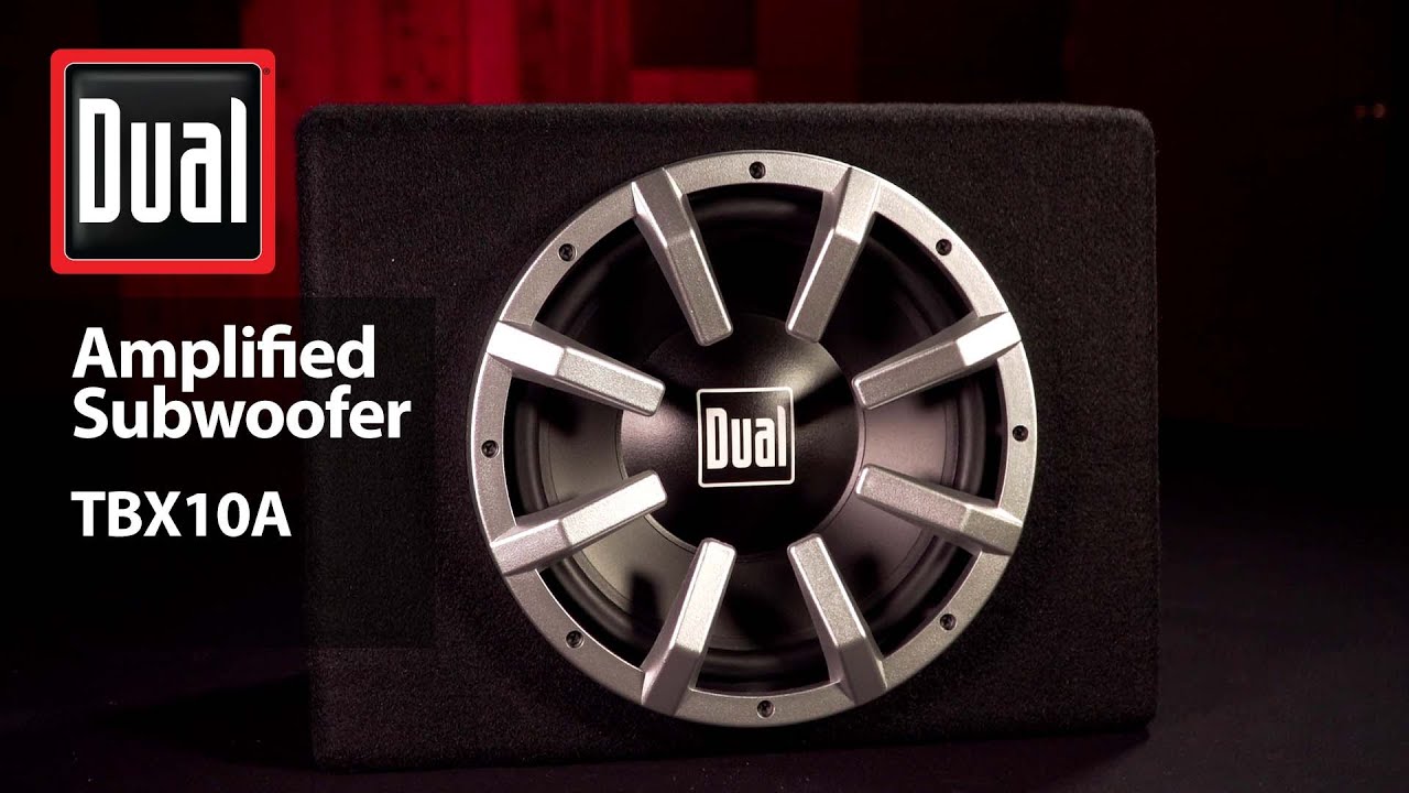 Dual Electronics 10" Subwoofer with BuiltIn 300 Watt Amplifier TBX10A