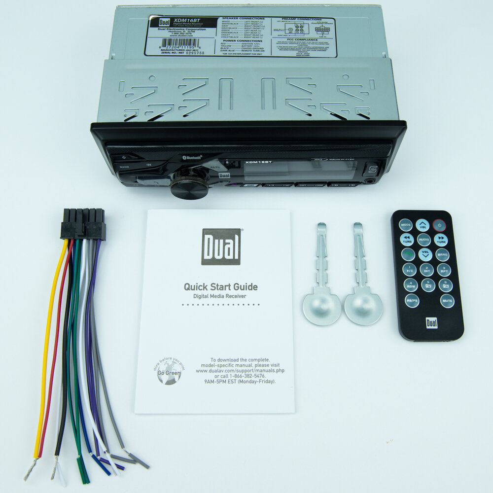 Dual Electronics - Media Receiver - XDM16BT  Xdm16bt Radio Wiring Diagram    Dual Electronics