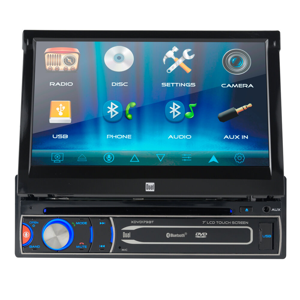 Dual Electronics 7" AV DVD Receiver XDVD179BT