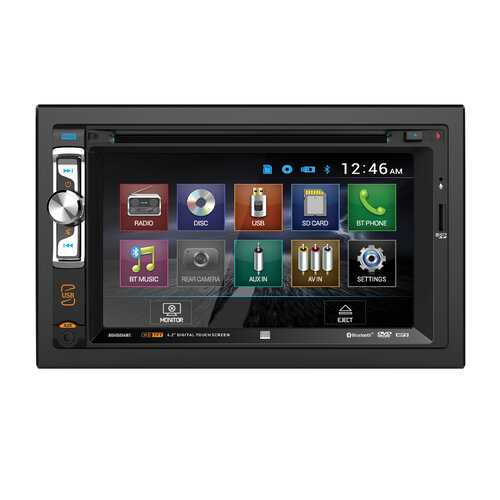 Dual Electronics 6.2" AV DVD Receiver XDVD256BT