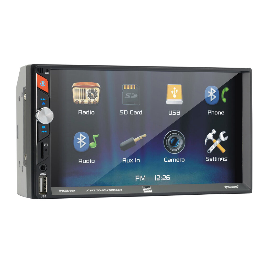 Dual Electronics - 7 AV Media Receiver with Apple CarPlay and Android Auto  - DMCPA79BT