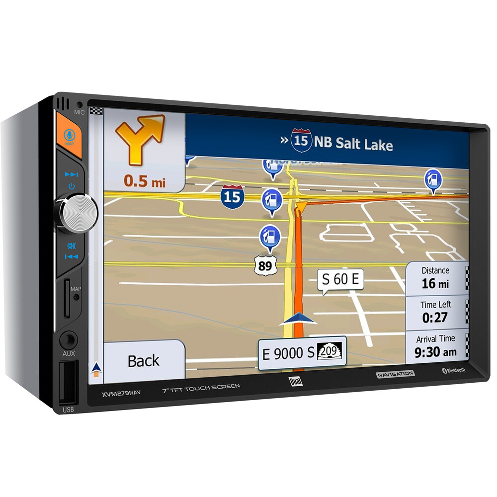 Car GPS Navigation – Multimedia Receiver – Digital Bass Control