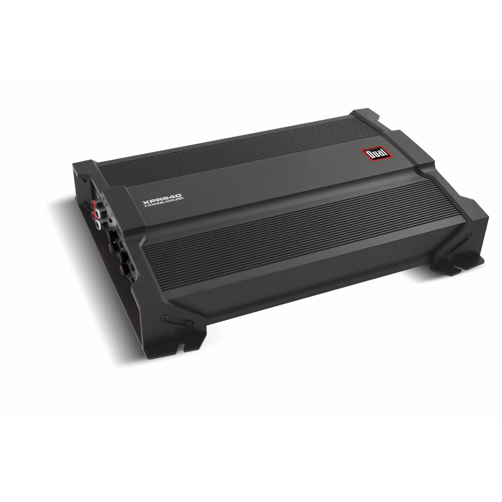 xpr540 amp all black angled view