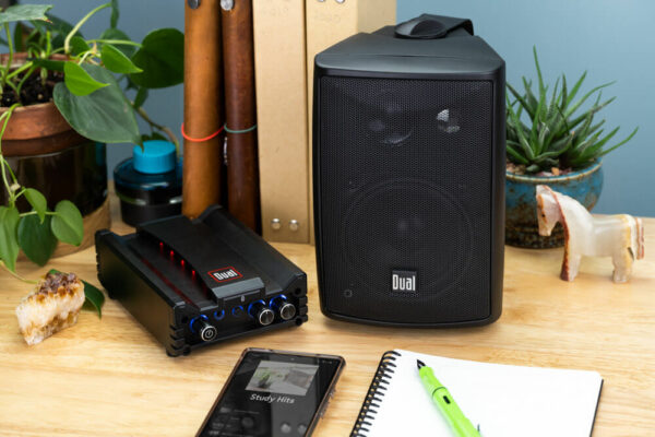 Listening to music with the LU43PB and DBTMA100