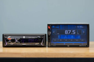 dual single and double din car radios