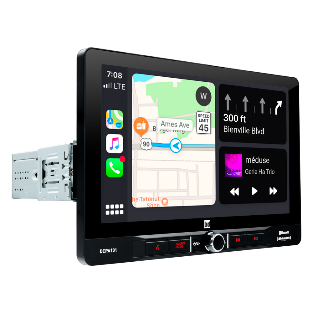 Car Radio Single Din Car Stereo with Wireless Apple Carplay Android Auto  Bluetooth 5.1, 7 Inch HD Flip Out Touchscreen Car Radio AM/FM Audio  Receiver