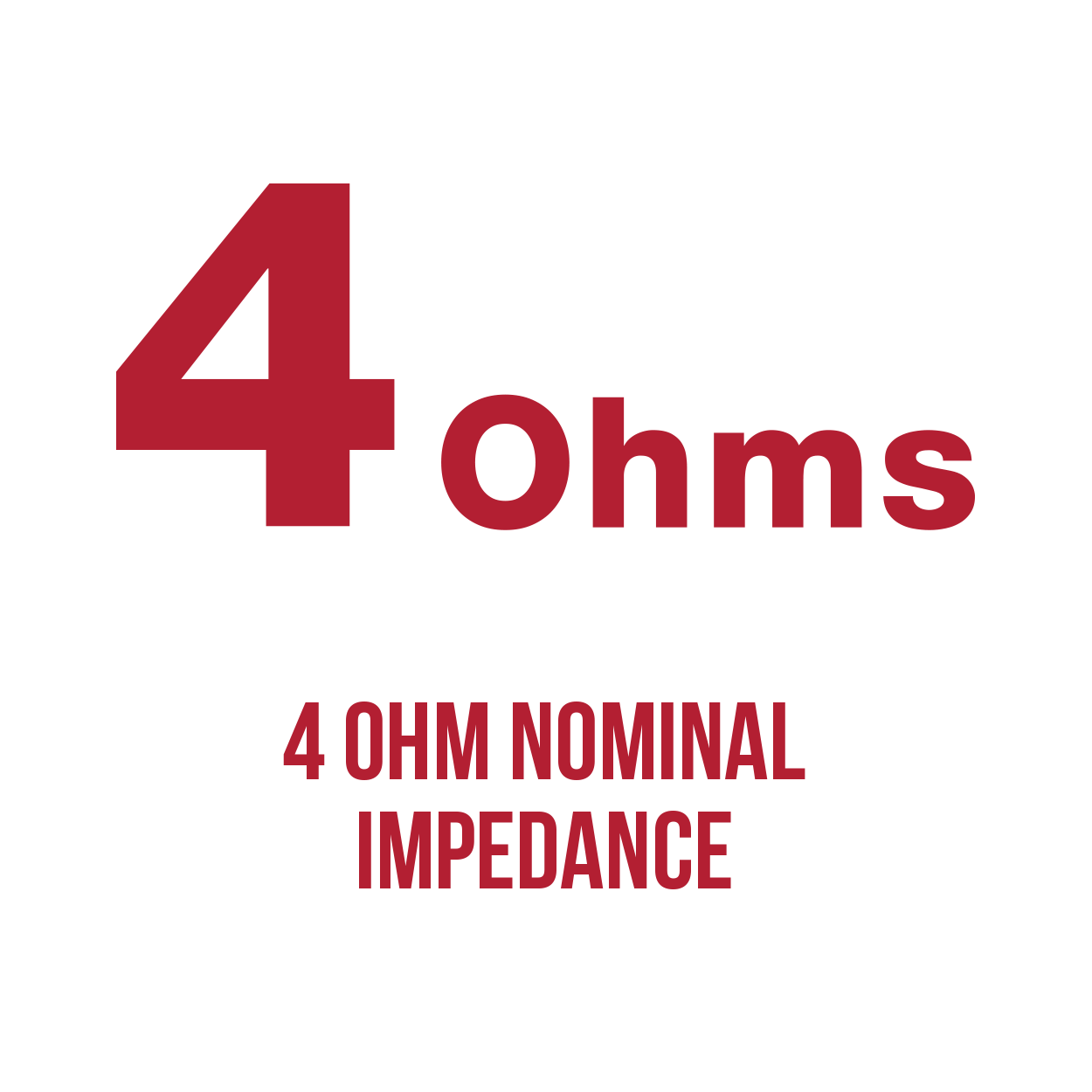 4 ohm