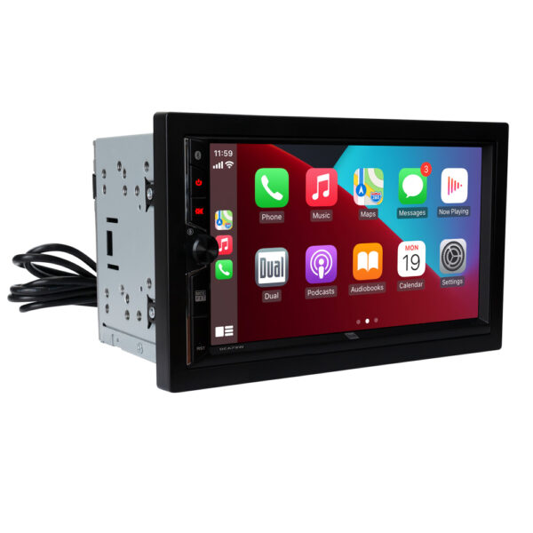 7" Car Receiver with Wireless Android Auto & Apple Carplay - DCA73W - Image 3