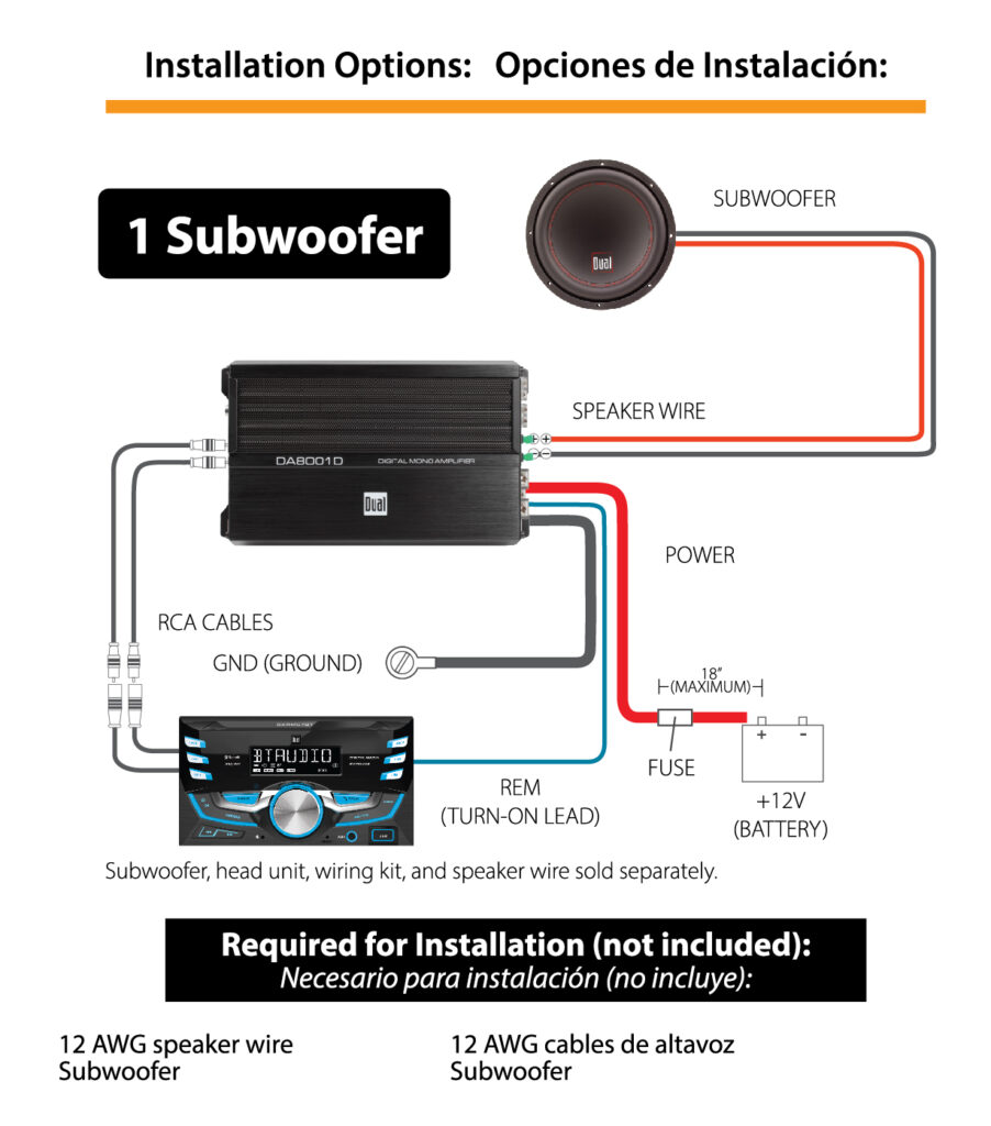 DA8001D Wiring Diagram