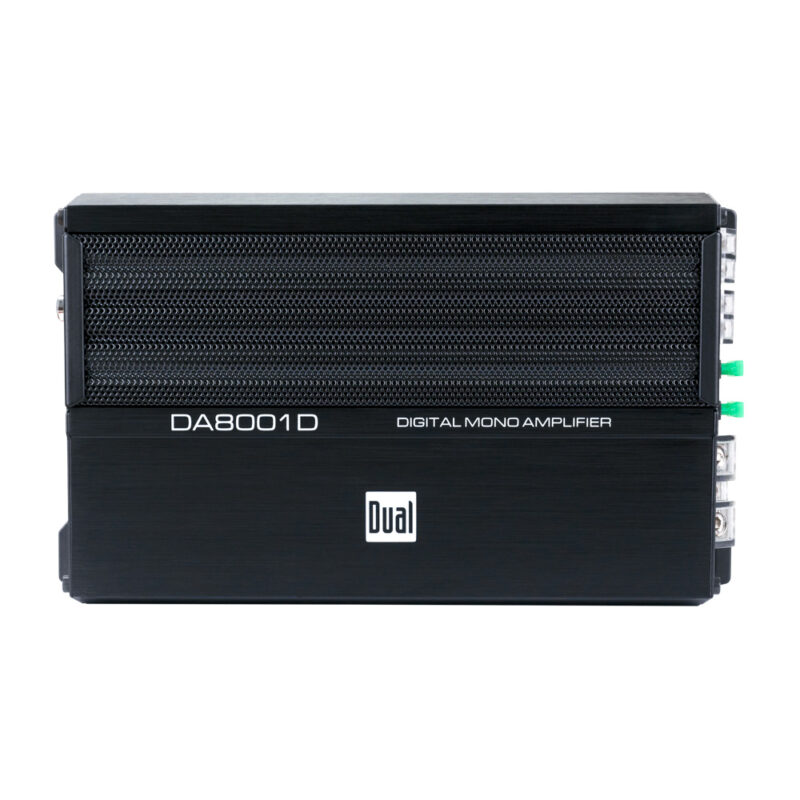 DA8001 D Amplifier view of top