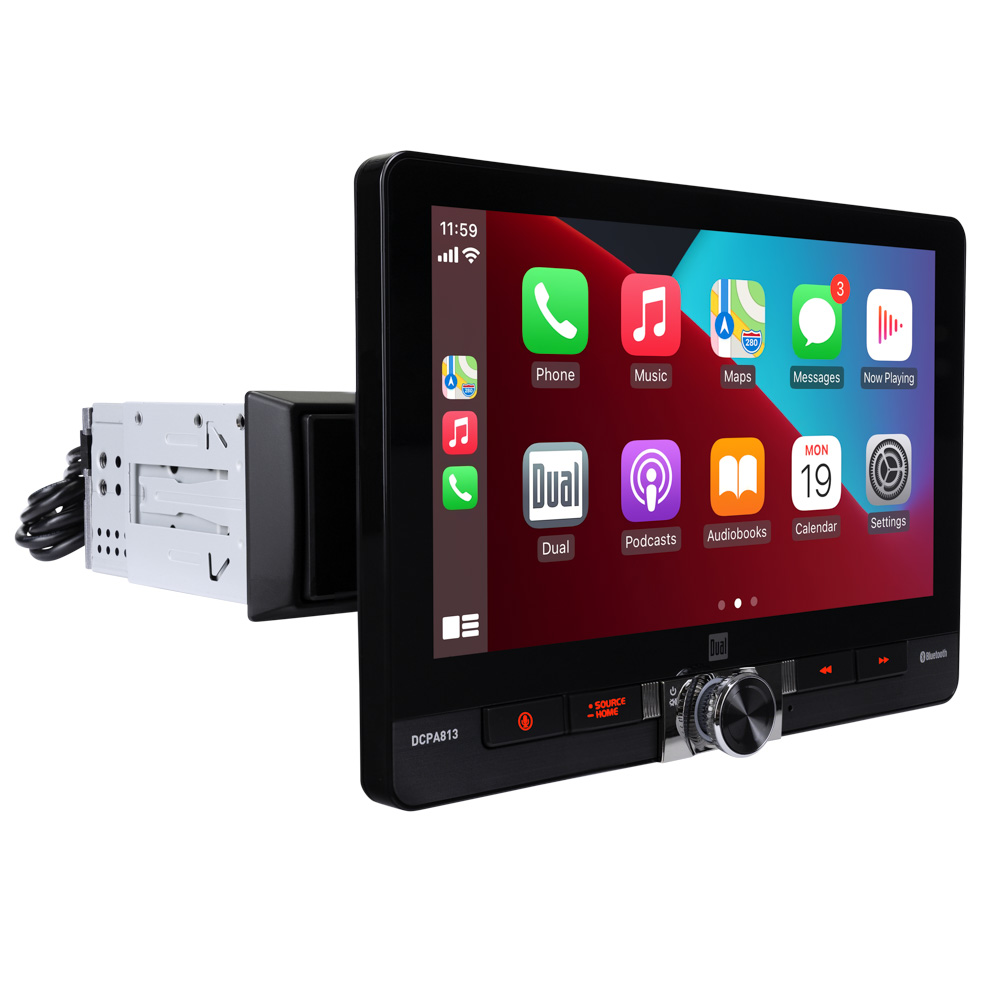 Dual Electronics - 8” Car Receiver with Wireless Android Auto & Apple  Carplay - DCPA813