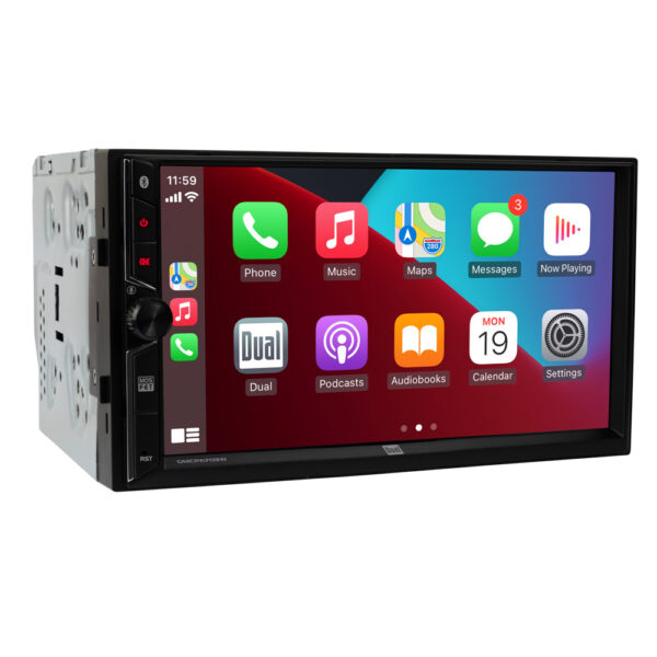 7" Car Receiver with Wireless Android Auto & Apple Carplay - DMCPA703W - Image 2
