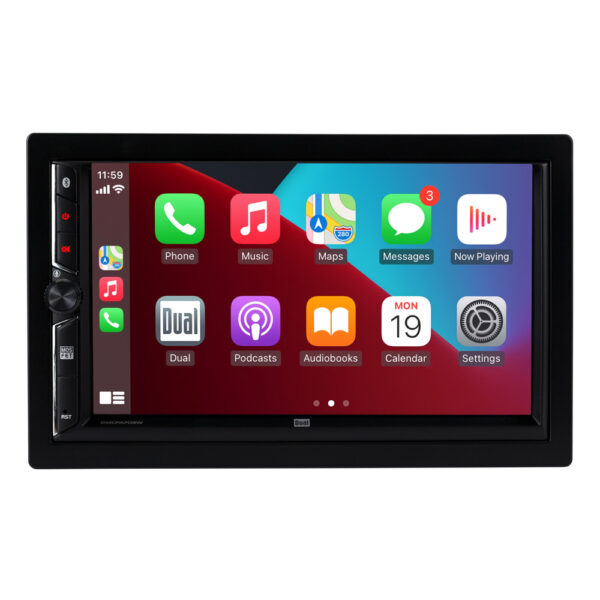 7" Car Receiver with Wireless Android Auto & Apple Carplay - DMCPA703W - Image 3