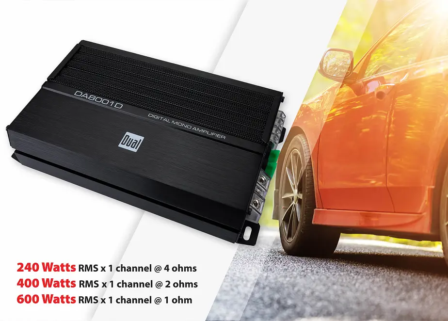 1,000W Digital Mono Subwoofer Amplifier - DA8001D