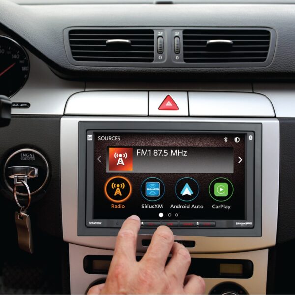 7" AV Media Receiver with Wireless Apple CarPlay, Android Auto, and Camera Combo - DCPA701W-BC - Image 11