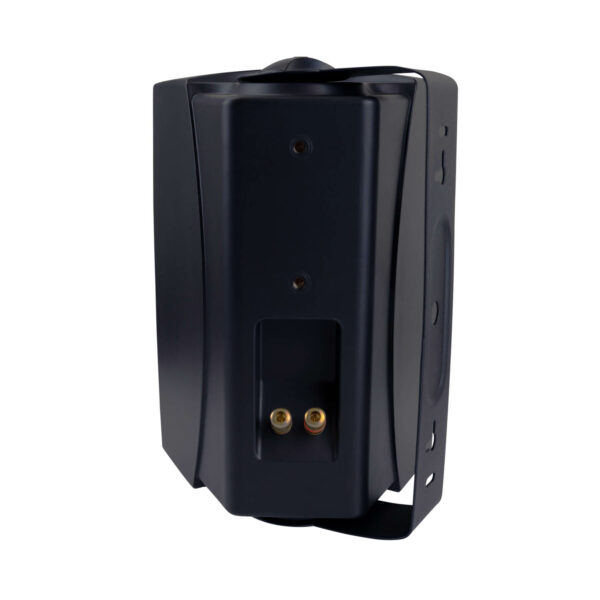 black indoor outdoor speaker inputs
