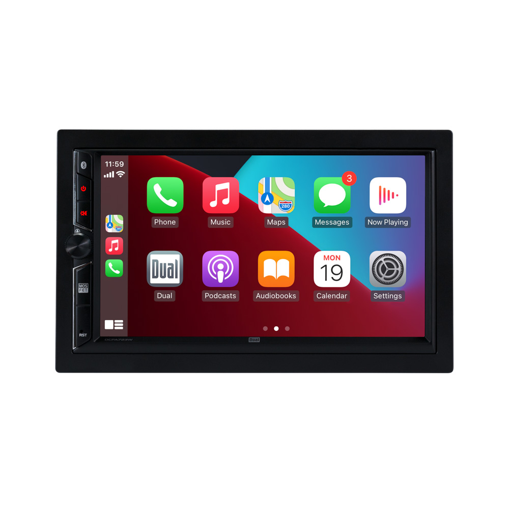 Dual - AV Media Receiver Wireless Apple CarPlay and Android Auto