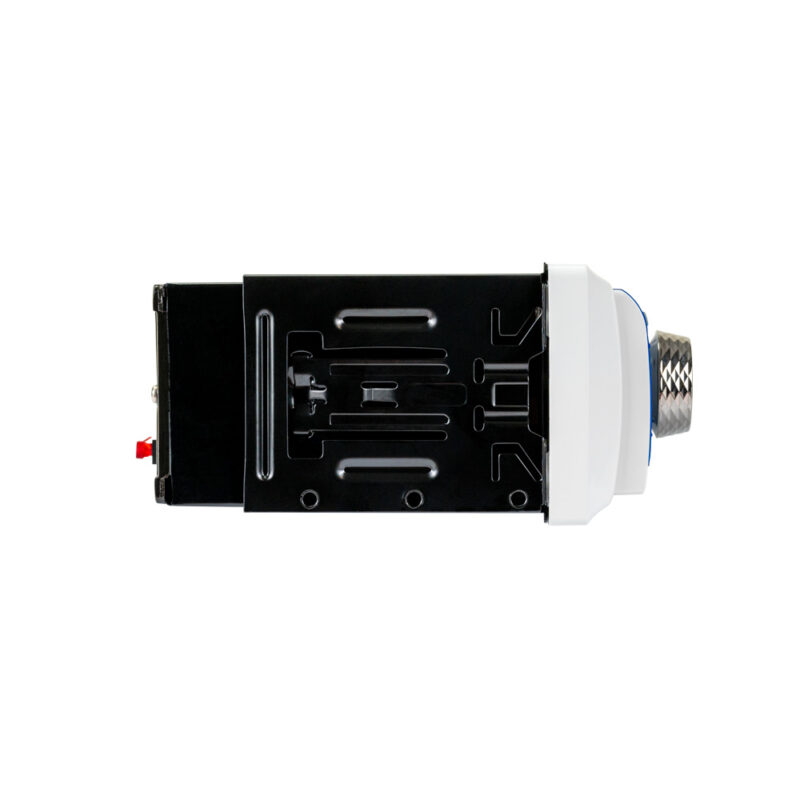 white marine radio MXDW13 side view