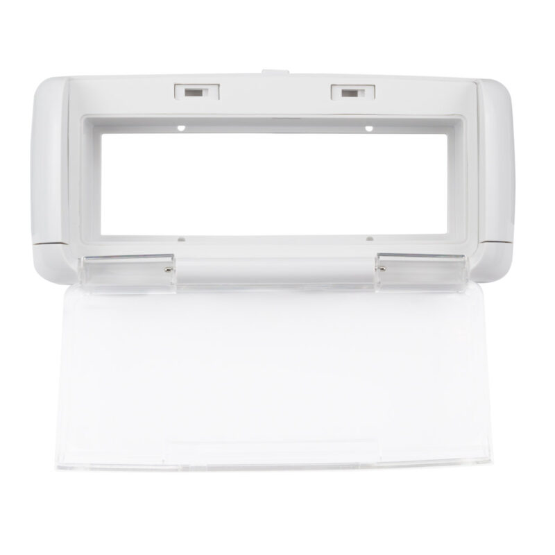 sg3 marine radio water resistant enclosure in the open position
