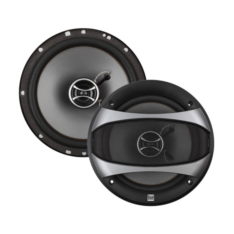 D65SP car speaker showing pair one with grille and one without