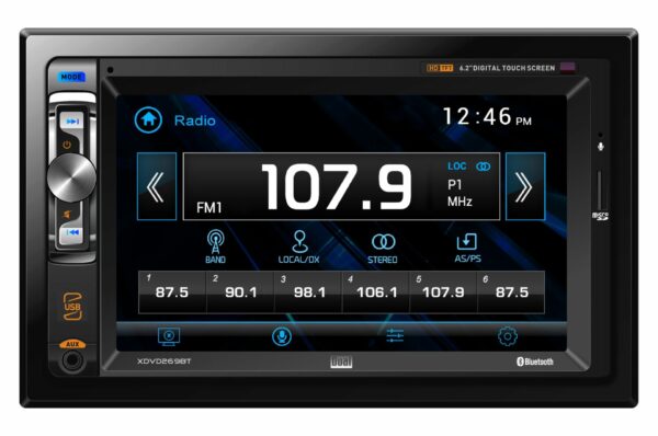 XDVD269BT Deckless AV Receiver