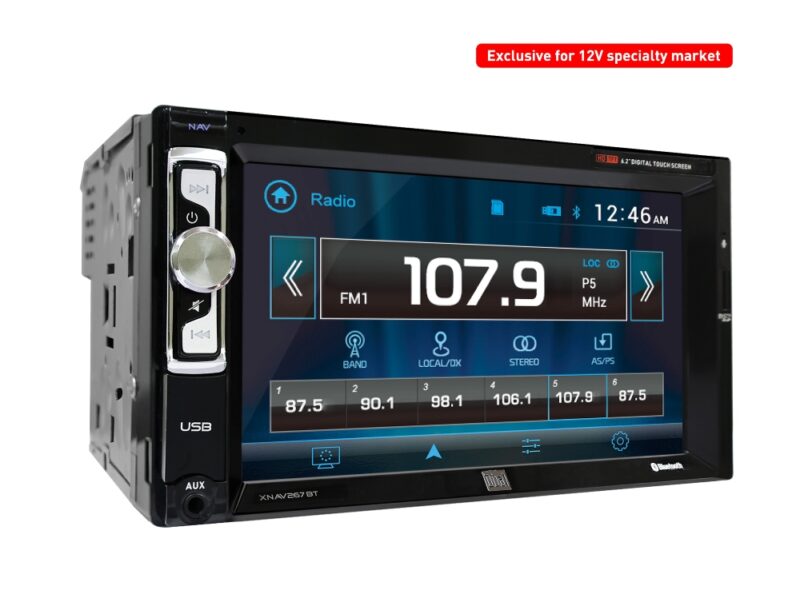 mechless XNAV267BT Angled View