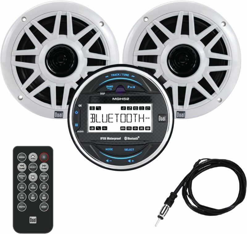 Bluetooth Marine Speakers with Remote