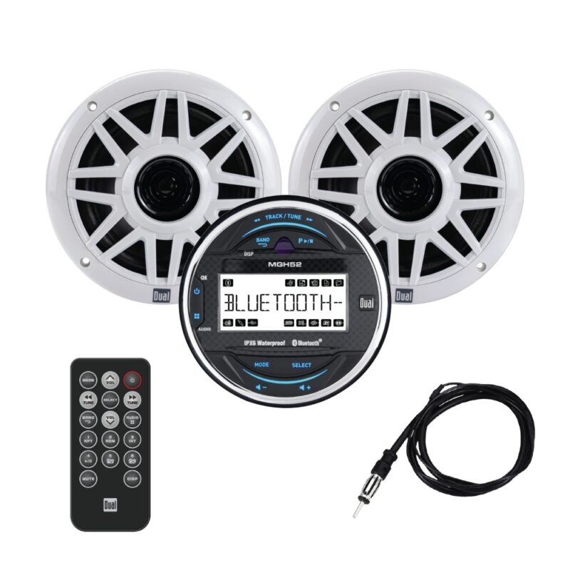 Gauge Hole Media Receiver with 6.5″ Speakers - MXPGH52 
