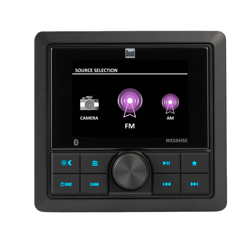 mxsgh50 front view of gauge hole media receiver
