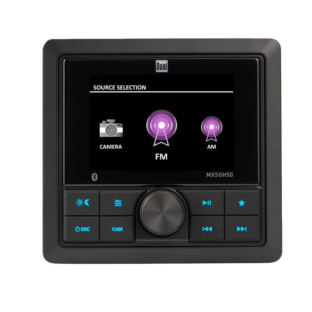 mxsgh50 front view of gauge hole media receiver