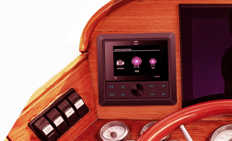 mgh5 installed in boat console