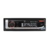 MXD140B Front view of boat radio, black marine radio