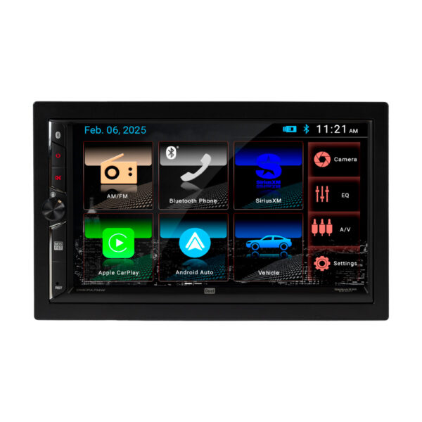 DMCPA7MW Car Stereo front with trim ring