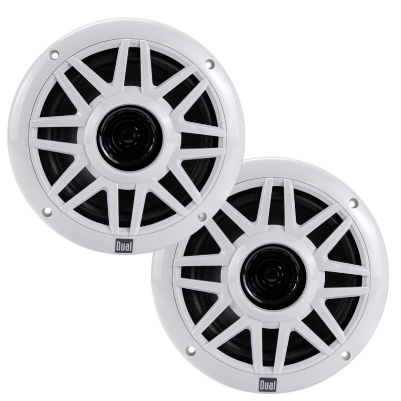 MXP152W Marine Speakers front view of pair