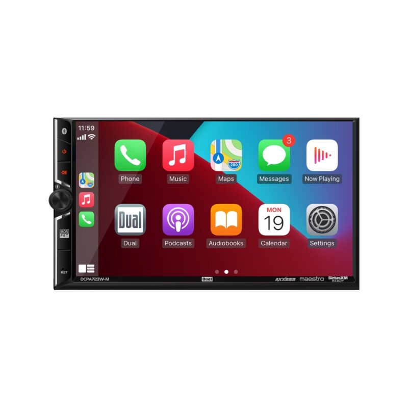 7" Media Receiver with Wireless Android Auto & Apple CarPlay - DCPA723W-M - Image 2