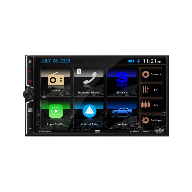 7" Media Receiver with Wireless Android Auto & Apple CarPlay - DCPA723W-M - Image 4