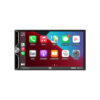 dcpa724w car stereo view of front of unit while powered on