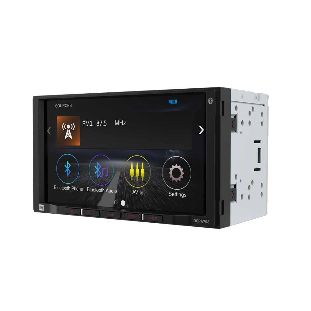 7" AV Media Receiver with Apple CarPlay and Android Auto - DCPA706 - Image 4